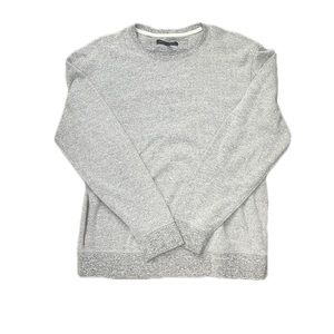 Banana Republic Sweater, L, worn once for pics, light grey, dark blue dark grey